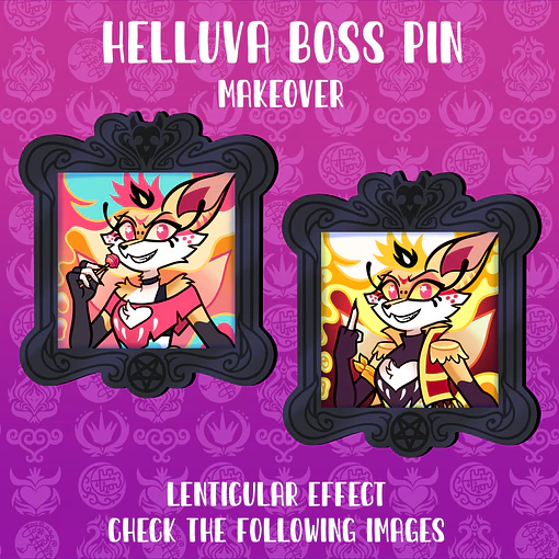 HELLUVA BOSS - PINES LENTICULAR FANART Beelzebub