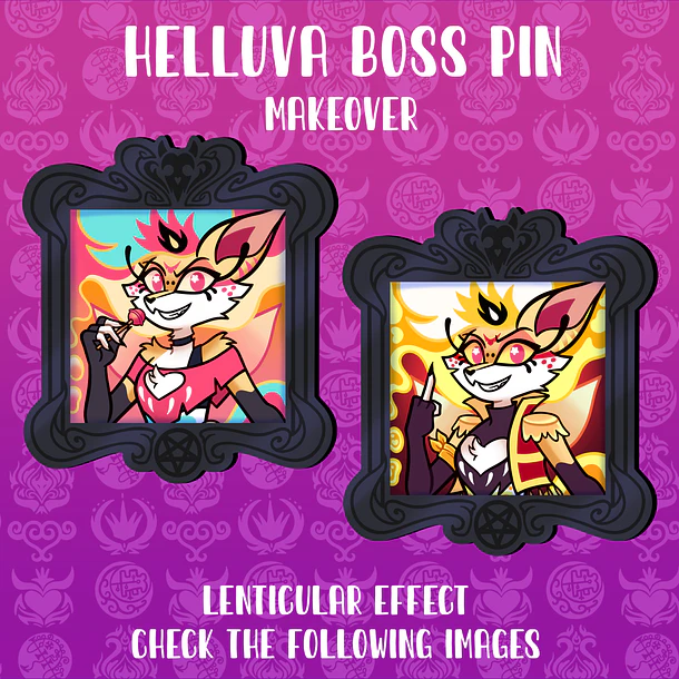 HELLUVA BOSS - PINES LENTICULAR FANART Beelzebub 1