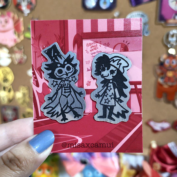 HELLUVA BOSS - STOLAS Y Octavia PIN 1