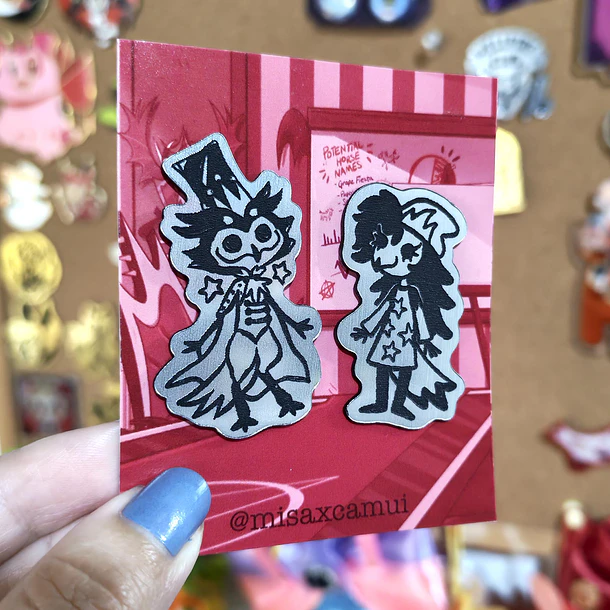 HELLUVA BOSS - STOLAS Y Octavia PIN 2