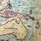 Mapa Mundi Naútico Vintage 50x100 Cm Póster 300 Gr - Miniatura 3