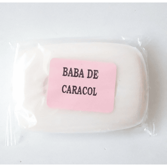 Jabón con extracto de Baba de caracol