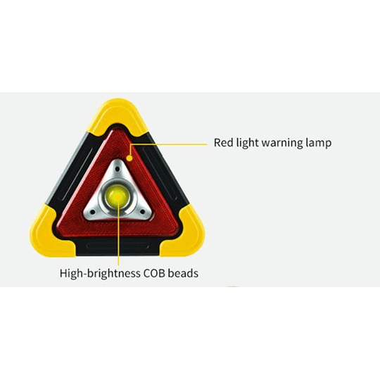 Triángulo Para Autos Multifunctional Work Light 