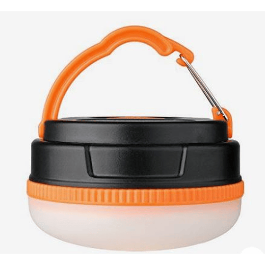 Lámpara Camping Portátil Magnética Naranja