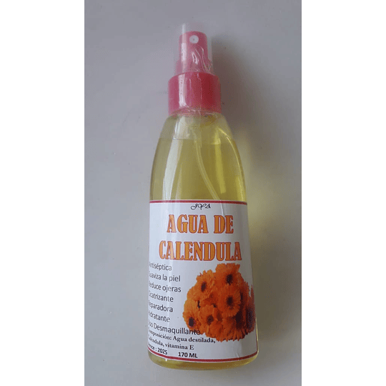 Agua De Caléndula 170ml. (Antiséptica - Cicatrizante)