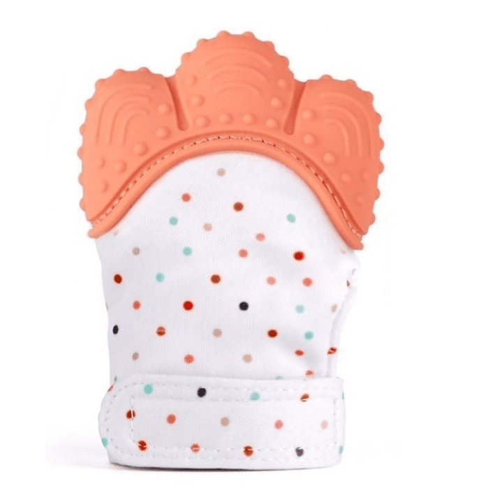 Guante Dentición Infantil Rosado 1