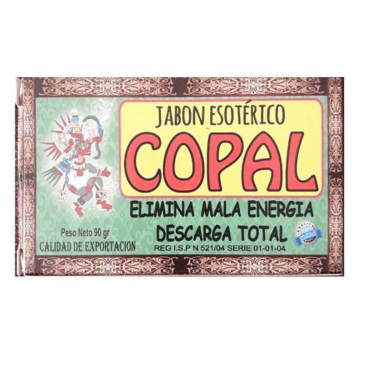 Jabón esotérico de Copal (descarga total)
