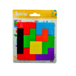 Juego Tetris Madera Didáctico Colores 9 Piezas