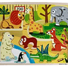 Puzzle Infantil Zoo - Estimulación Temprana Madera Didáctico