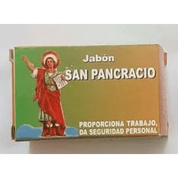 Jabón Esotérico San Pancracio (trabajo, dinero y seguridad)