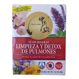 Té Limpieza Y Detox De Pulmones 20 Bolsitas