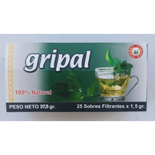 Té Filtrante 25 Bolsitas Gripal (resfrío, gripe, tos)