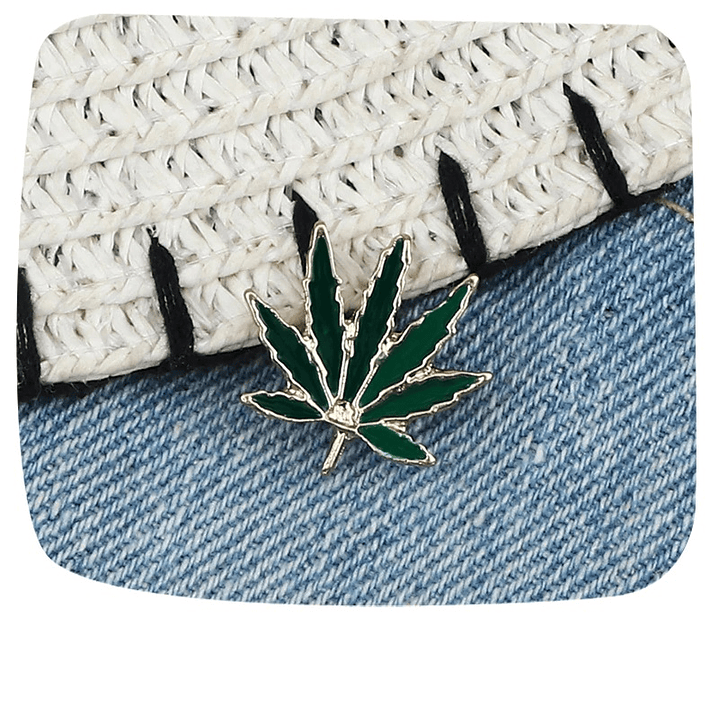 Pin Broche Hoja De Marihuana 2