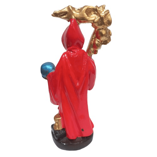 Figura de la Santa Muerte 12 cm color roja