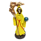 Figura pequeña de la Santa Muerte 12 cm color amarilla - Miniatura 1