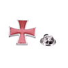 Pin Broche Cruz Templaria Caballero Cruzado Roja