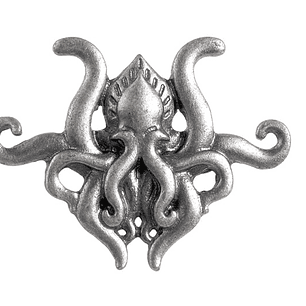 Pin Broche La Llamada de Cthulhu - H. P. Lovecraft - Pulpo Tentáculos