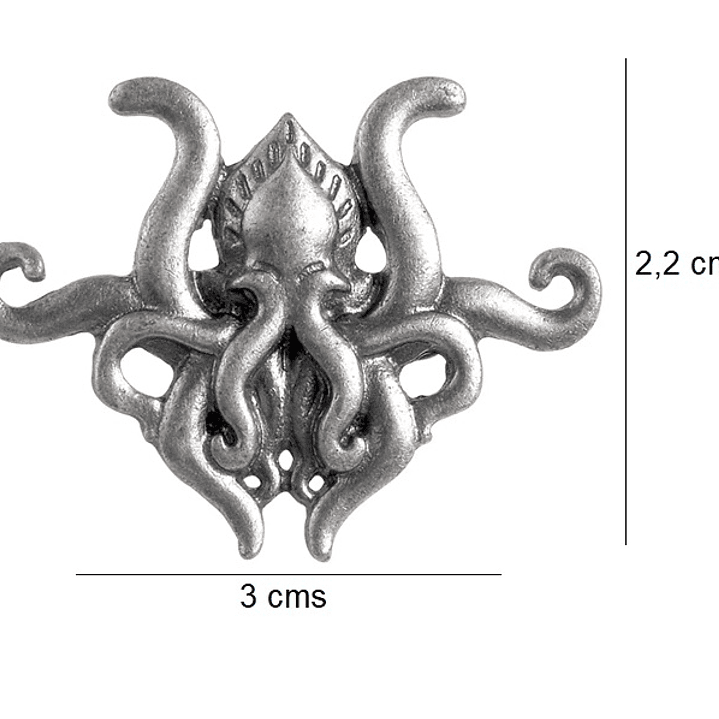 Pin Broche La Llamada de Cthulhu - H. P. Lovecraft - Pulpo Tentáculos 2