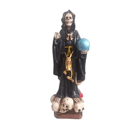 Figura De La Santa Muerte 17 Cm NEGRA