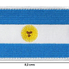 Parche Bordado Bandera Argentina - Velcro