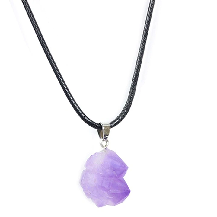 Collar con piedra de amatista 1