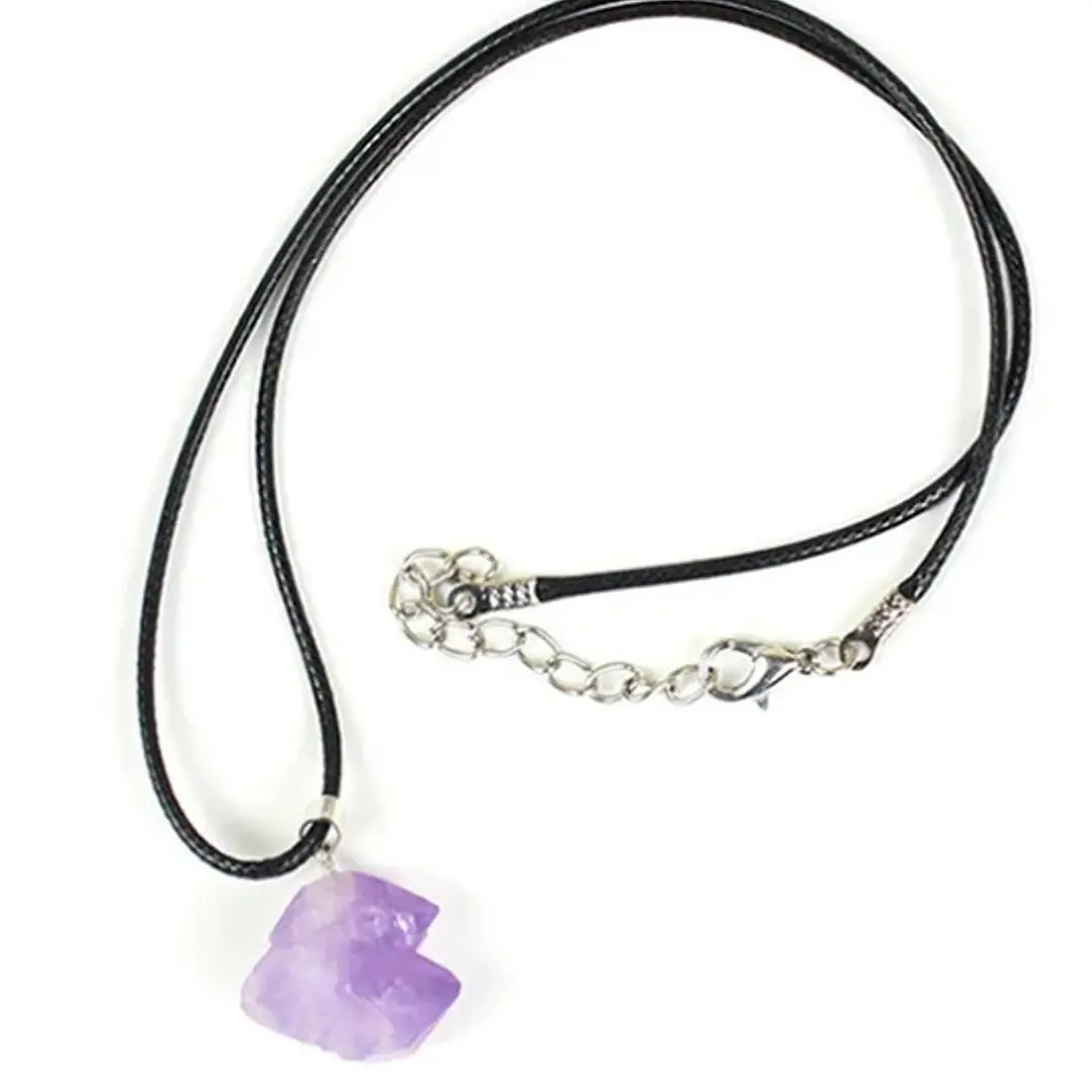 Collar con piedra de amatista 2