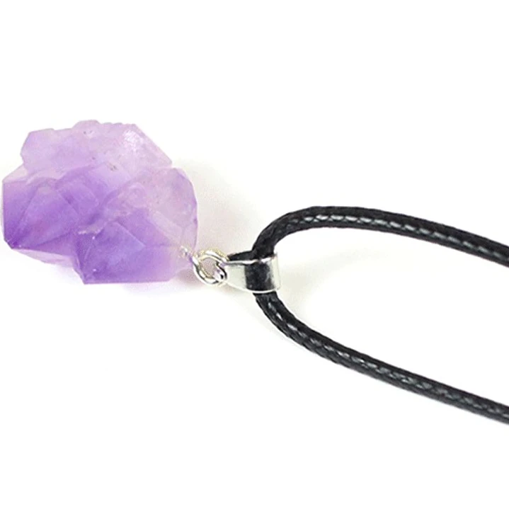 Collar con piedra de amatista 3