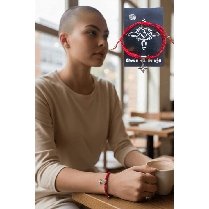 Pulsera Nudo de Bruja con Hilo Rojo + Oración de activación 4
