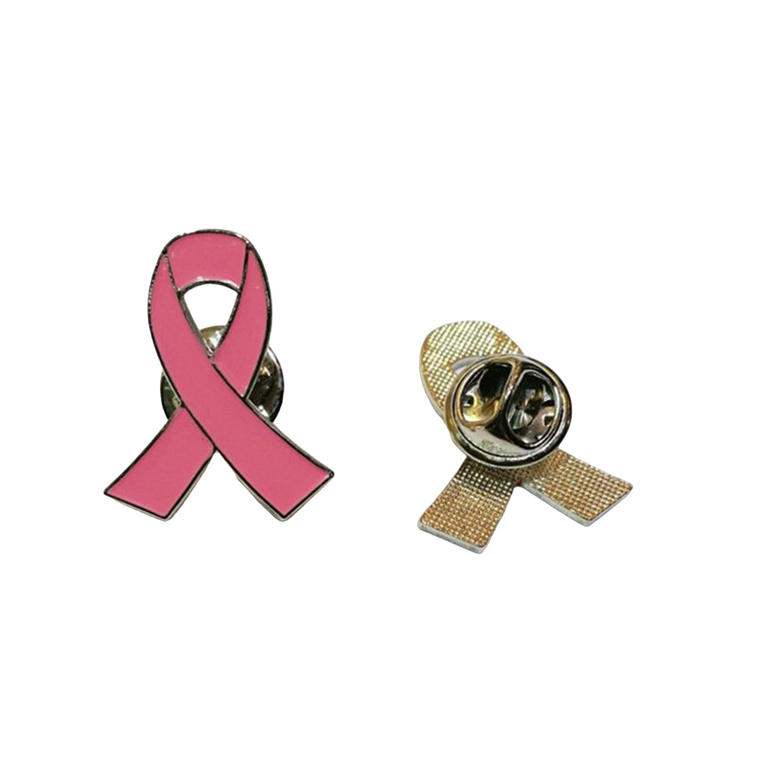 Pin Lazo Rosado Símbolo Cáncer de mama 4