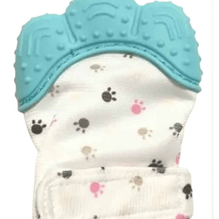 Guante Dentición Infantil Celeste 1