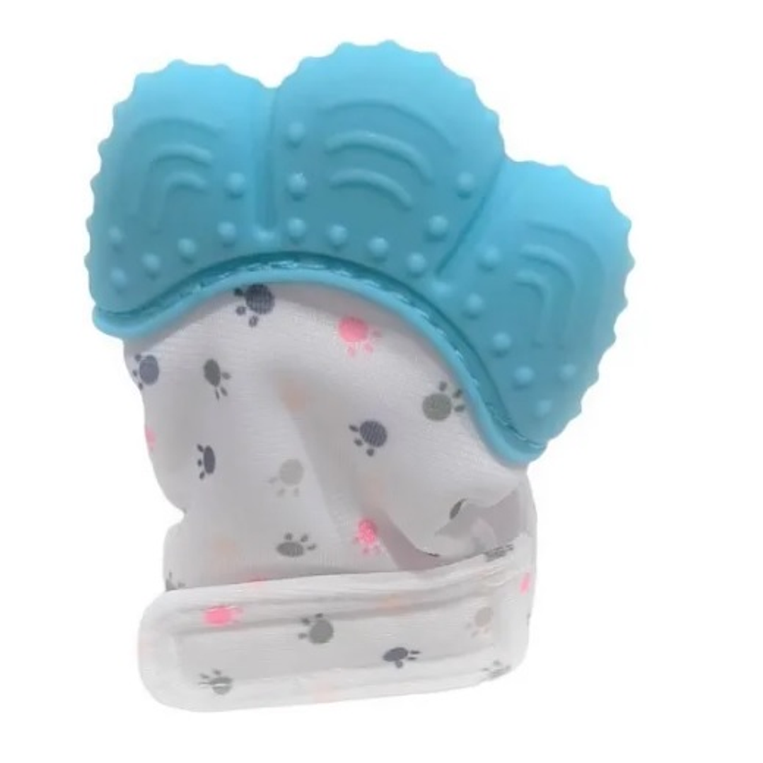 Guante Dentición Infantil Celeste 3