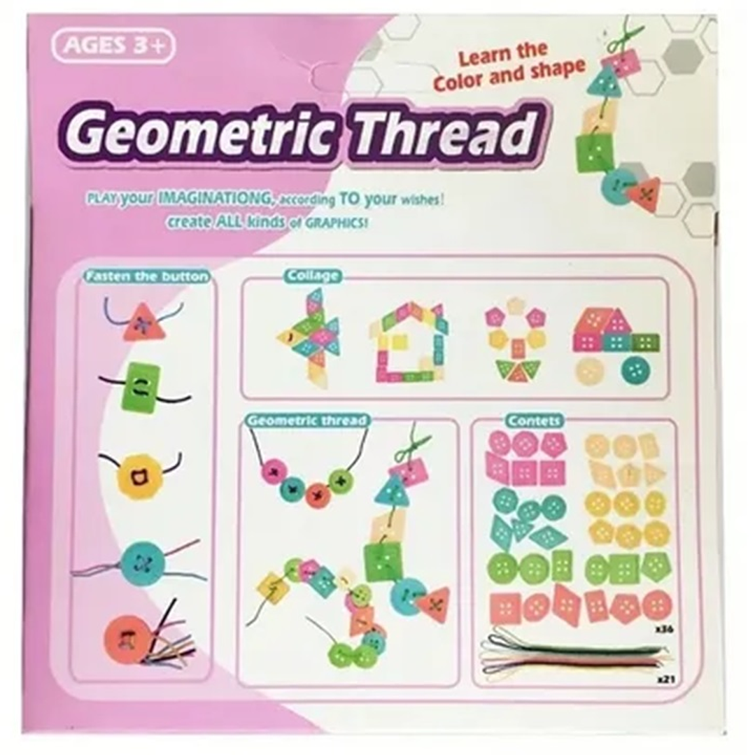 Juego De Mesa - Juego De Habilidad Y Coordinación - Geometric Thread 2