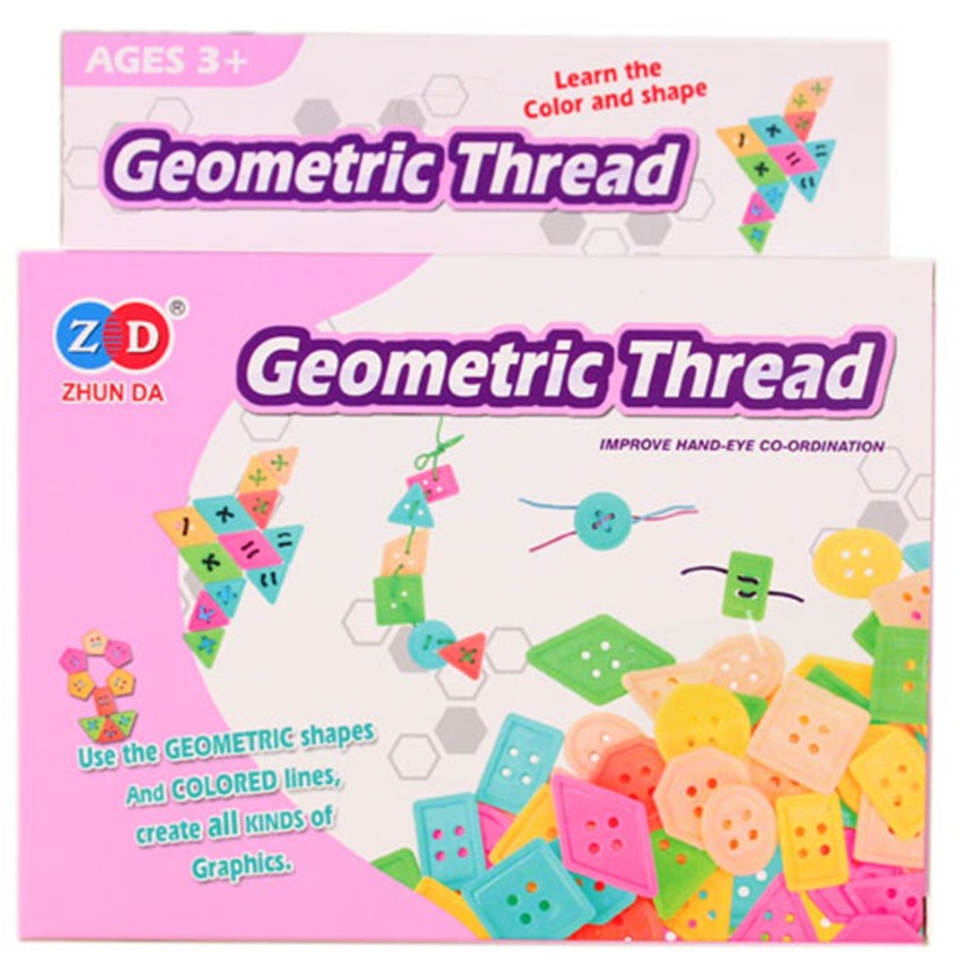 Juego De Mesa - Juego De Habilidad Y Coordinación - Geometric Thread 1