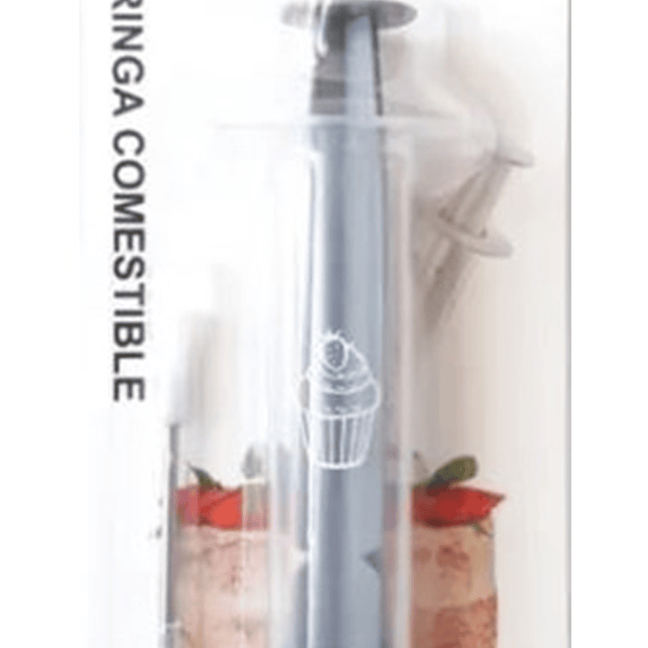 2 Jeringas Con Catéter Alimentación Gris 2