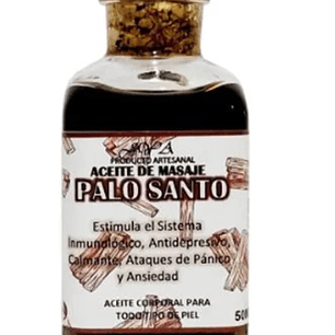 Aceite Masajes Aroma Palo Santo 50ml.  