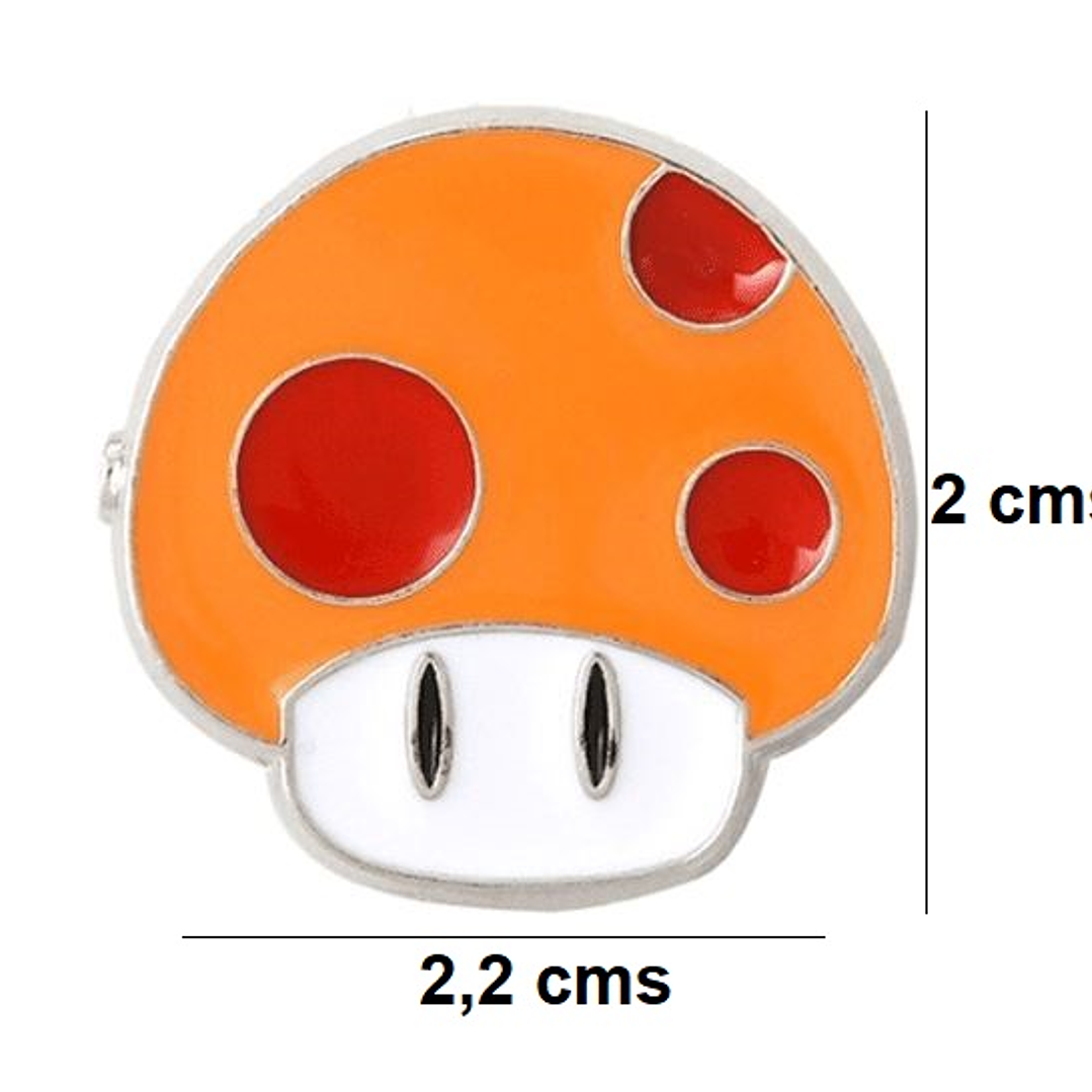 Pin Broche Hongo - Mario Bros 2