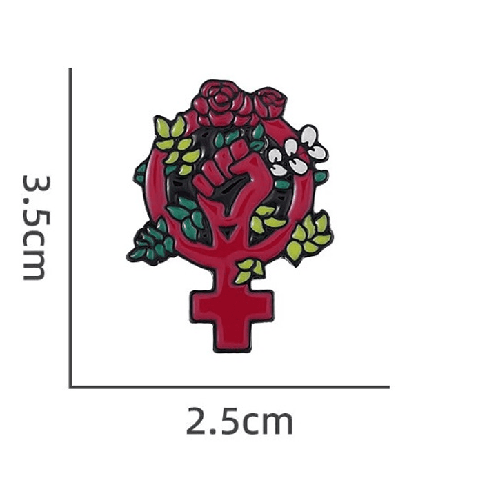 Pin Broche Feminista - Mujer 2