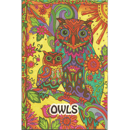 Libro para colorear - Owls (Búhos)