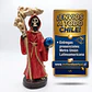 Figura de la Santa Muerte 12 cm color roja - Miniatura 1