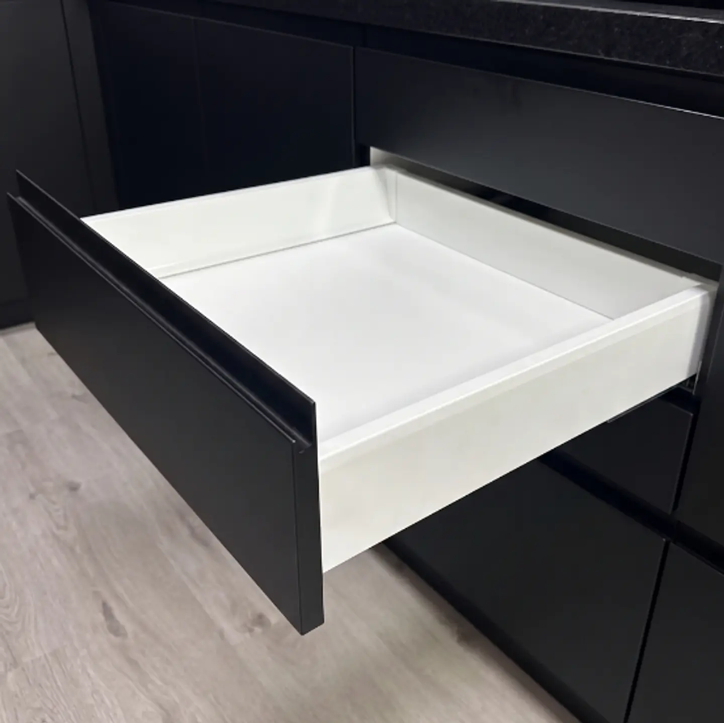 LATERAL CAJON METALICO CIERRE SUAVE - BLANCO 183MM 1