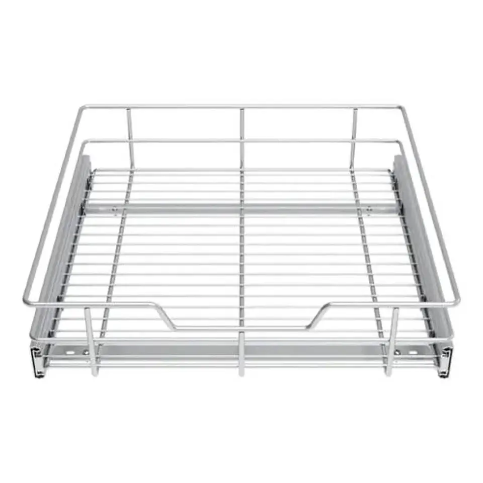 Cesta Cromada Extraible Cierre Suave 400MM 2