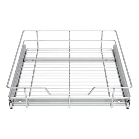 Cesta Cromada Extraíble Cierre Suave 600MM