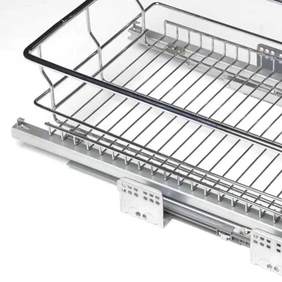 Cesta Cromada Extraíble Cierre Suave 800MM 1