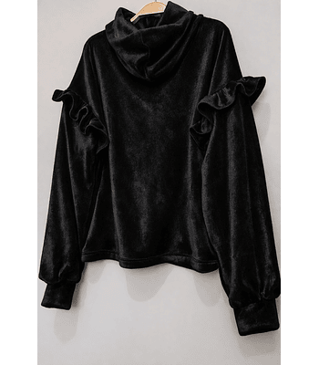 Sweater Cleo cuello tortuga terciopelo color a elección