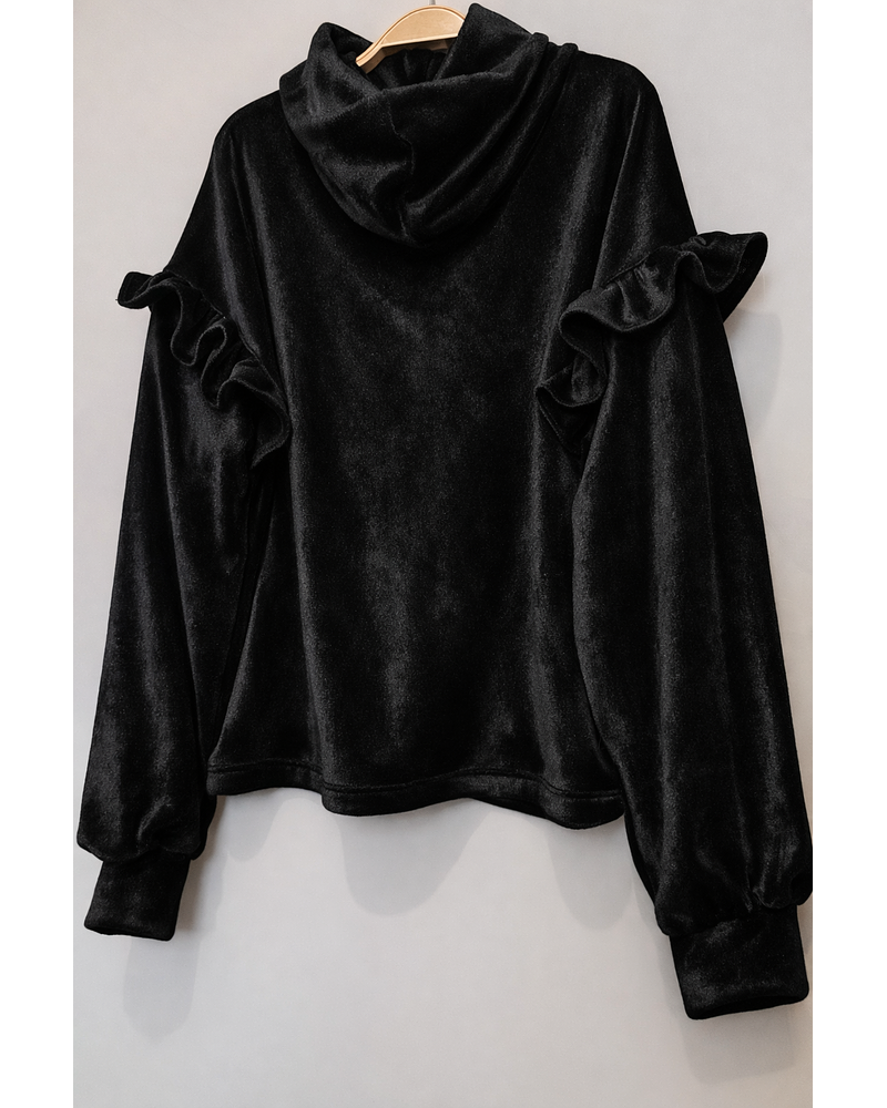 Sweater Cleo cuello tortuga terciopelo color a elección