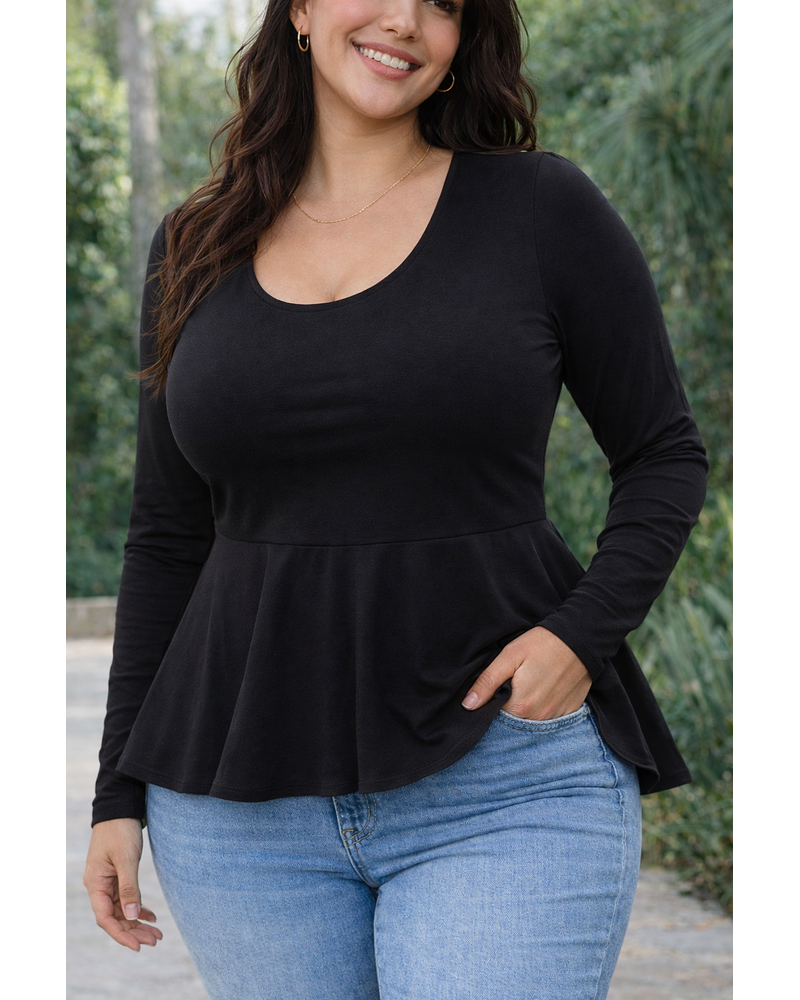 Polera manga larga Ignacia color a elección