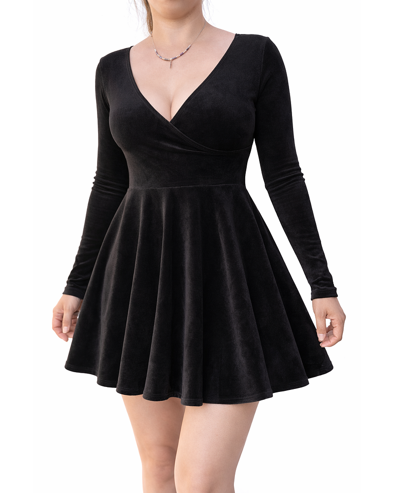 Vestido Ángeles terciopelo color a elección