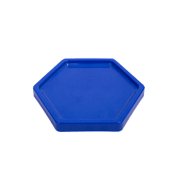 Bandeja Hexagonal Pequeña 15cm Azul Rey