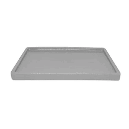 Bandeja Rectangular Gris