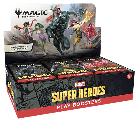 Marvel Super Heroes Play Booster Box Case